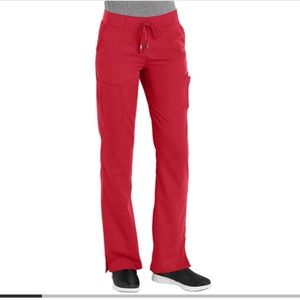 GREY'S ANATOMY COLLECTION DESTINATION 6 POCKET CARGO PANTS MEDIUM (RED)